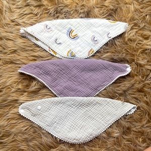 Muslin cloth bibs